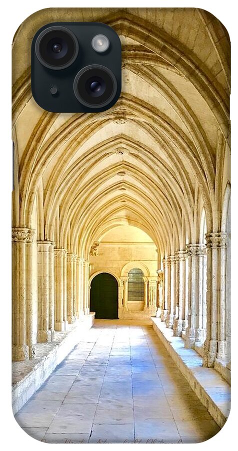 Architecture iPhone Case featuring the photograph St. Trophime Cloister in Arles by Donna Martin