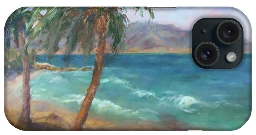 Maui iPhone Case featuring the painting Stable Road by Margaret Elliott