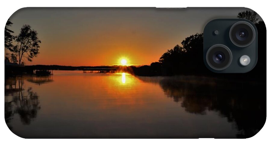 Sunrise iPhone Case featuring the photograph Starring A Lake Sunrise by Ed Williams