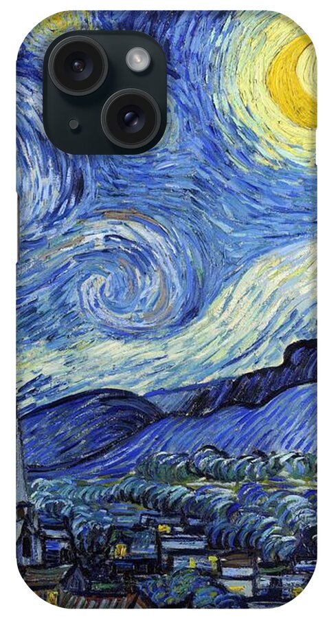 Van Gogh Starry Night iPhone Case featuring the painting Starry Night #3 by Vincent Van Gogh