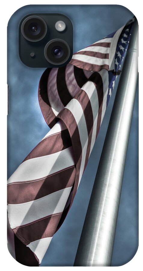 San Marcos iPhone Case featuring the photograph Stars and Stripes by Dave Wilson