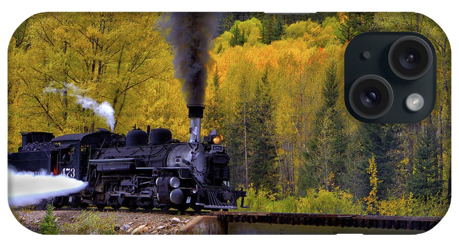 Steam Engine iPhone Case featuring the photograph Steam Engine by Bob Falcone