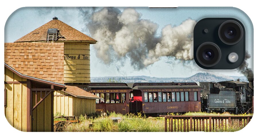 Train iPhone Case featuring the photograph Steaming Past by Marilyn Cornwell