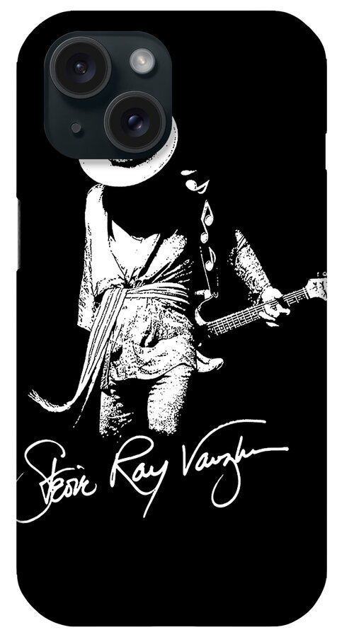 Stevie Ray Vaughan iPhone Case featuring the digital art Stevie Ray Vaughan by Brianna Buvelot