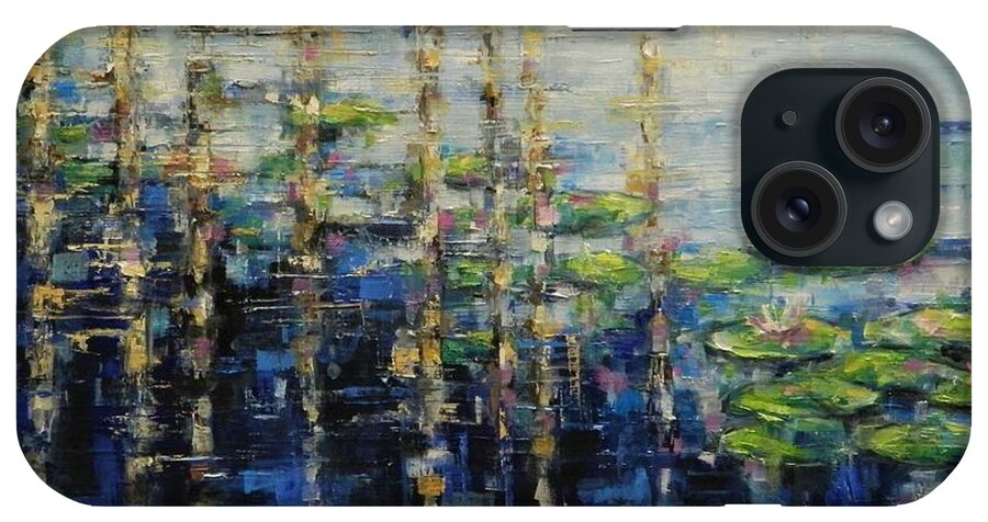 Monet iPhone Case featuring the painting Still Waters Run Deep by Dan Campbell