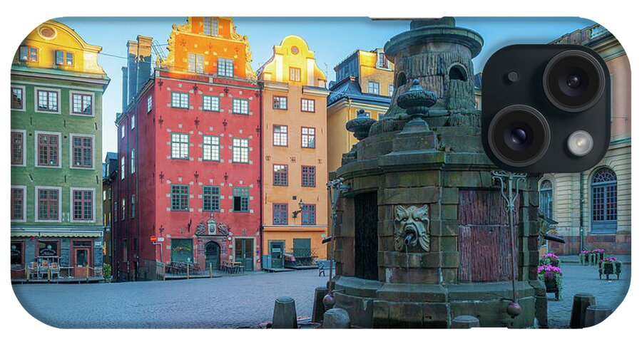 Europe iPhone Case featuring the photograph Stockholm Stortorget by Inge Johnsson