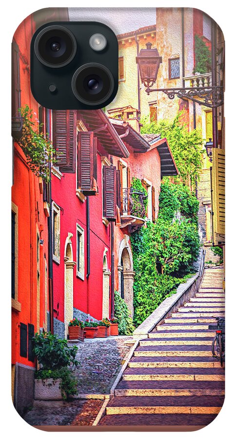 Verona iPhone Case featuring the photograph Stone Steps in Verona Italy by Carol Japp