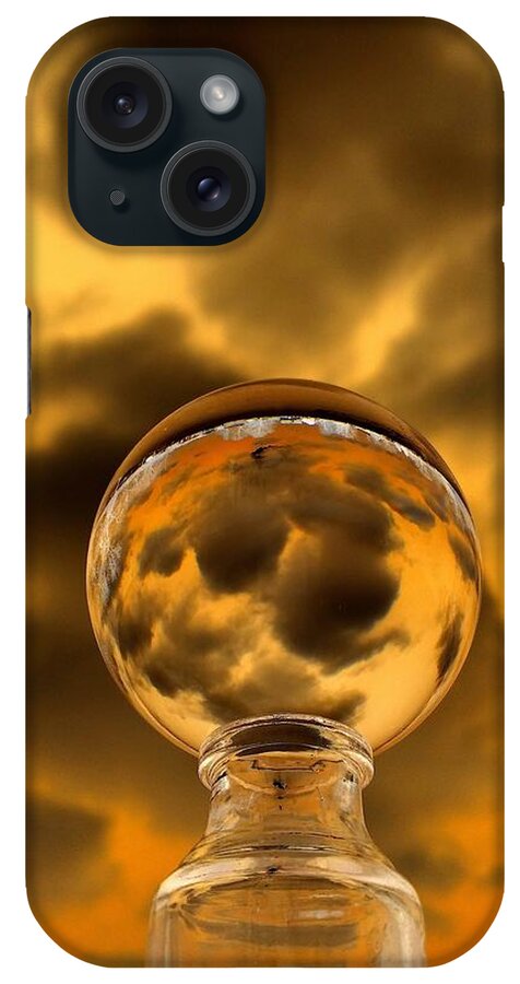 Crystal Ball iPhone Case featuring the photograph Stormy Crystal Sky by Amanda Rae