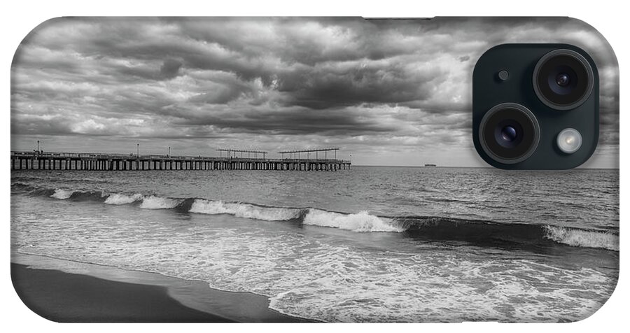 Coney Island iPhone Case featuring the photograph Stormy Seascape by Cate Franklyn