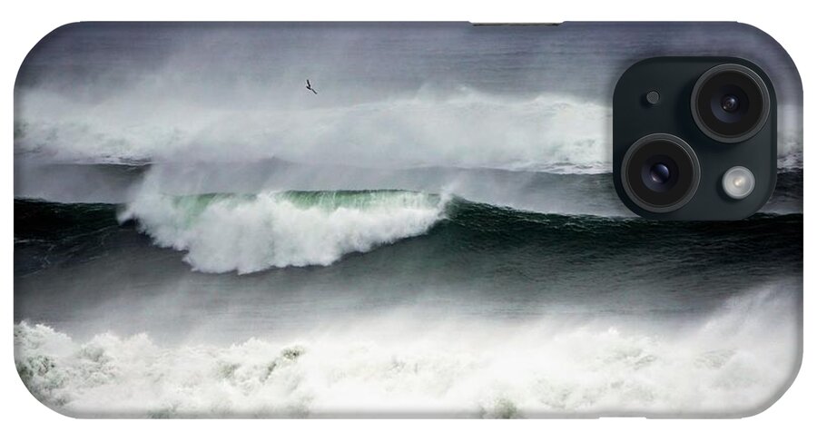 Ocean iPhone Case featuring the photograph Stormy Waves by Tranquil Light Photography