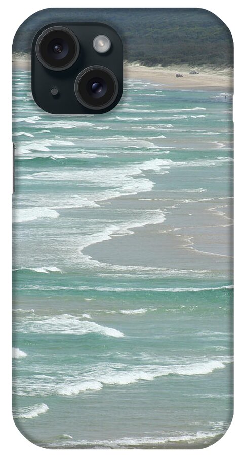 Beach iPhone Case featuring the photograph Straddie's Surf by Maryse Jansen