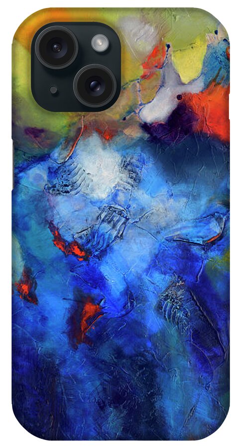 Stone iPhone Case featuring the painting Strata 2 by Sally Trace