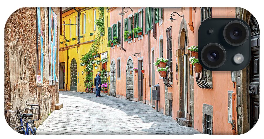 Italy Photography iPhone Case featuring the photograph Street In Lucca by Marla Brown
