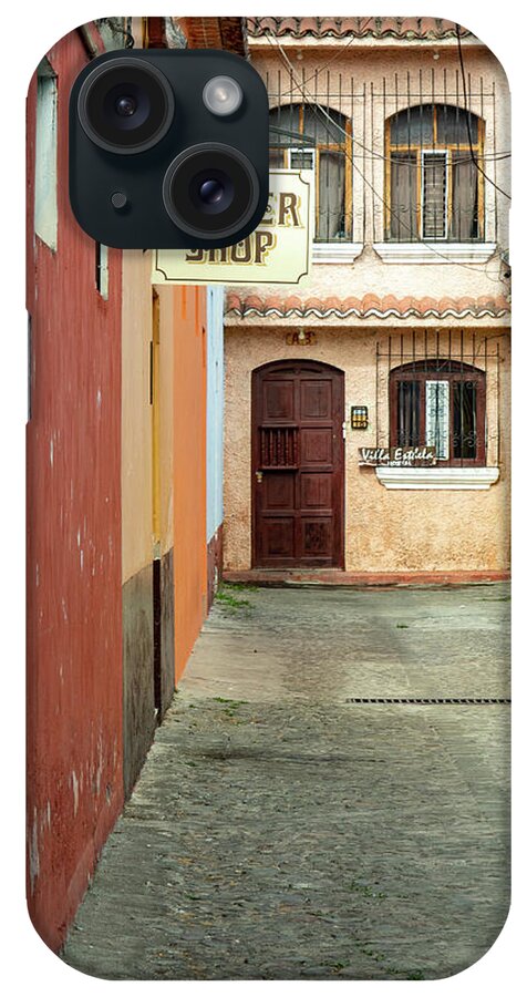 Street iPhone Case featuring the photograph Streets of Antigua by Leslie Struxness