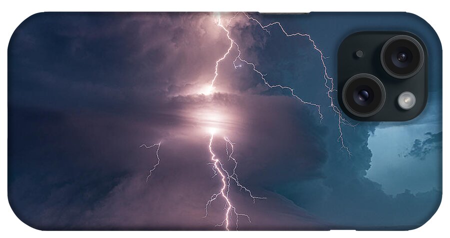 Lightning iPhone Case featuring the photograph Striker by Marcus Hustedde