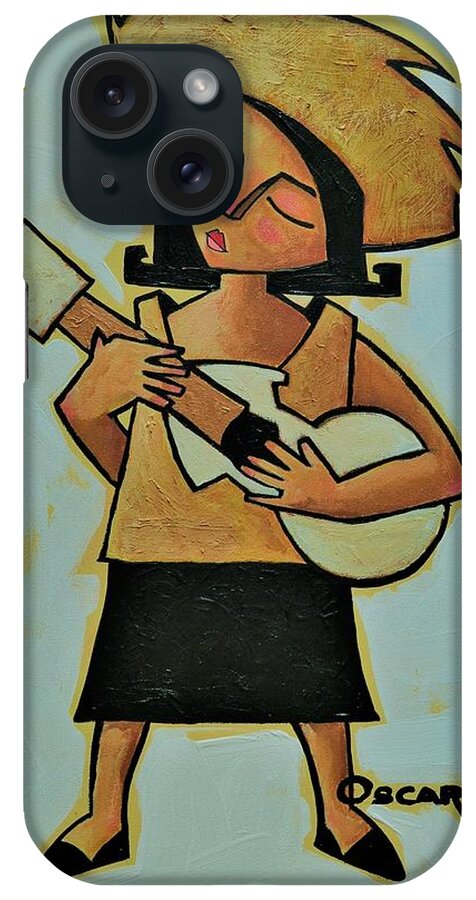 Puerto iPhone Case featuring the painting Suave by Oscar Ortiz