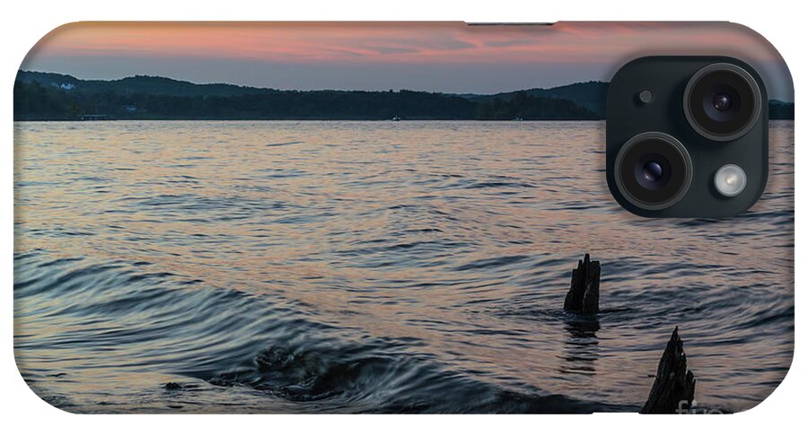Table Rock Lake iPhone Case featuring the photograph Subtle Sunset Over Table Rock Lake by Jennifer White