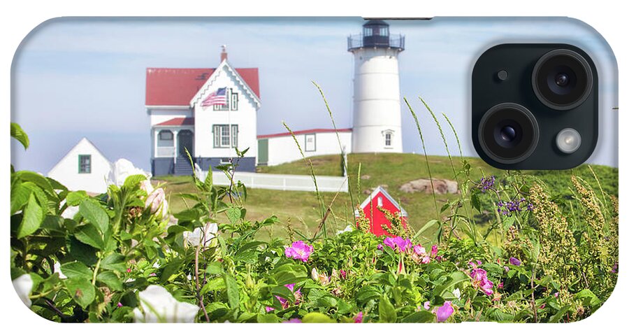 Summer At Nubble Light iPhone Case featuring the photograph Summer at Nubble Light by Eric Gendron