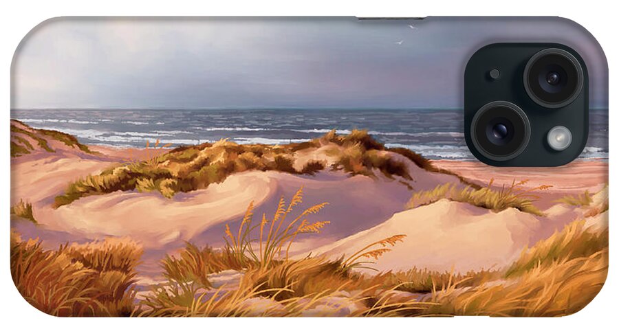 Sea iPhone Case featuring the painting Summer Breeze by Hans Neuhart
