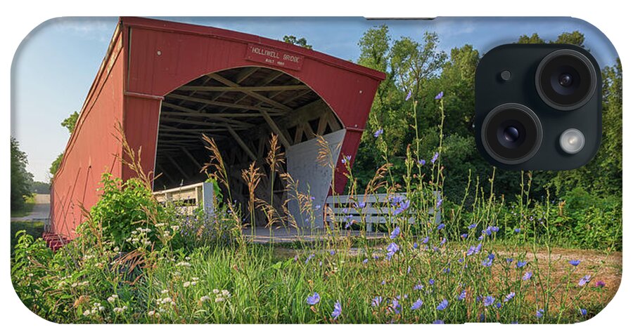 Iowa iPhone Case featuring the photograph Summer Day at Holliwell Bridge by Kristen Wilkinson