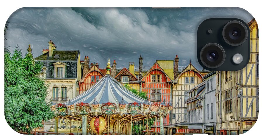 Troyes iPhone Case featuring the photograph Summer in Troyes, France by Marcy Wielfaert