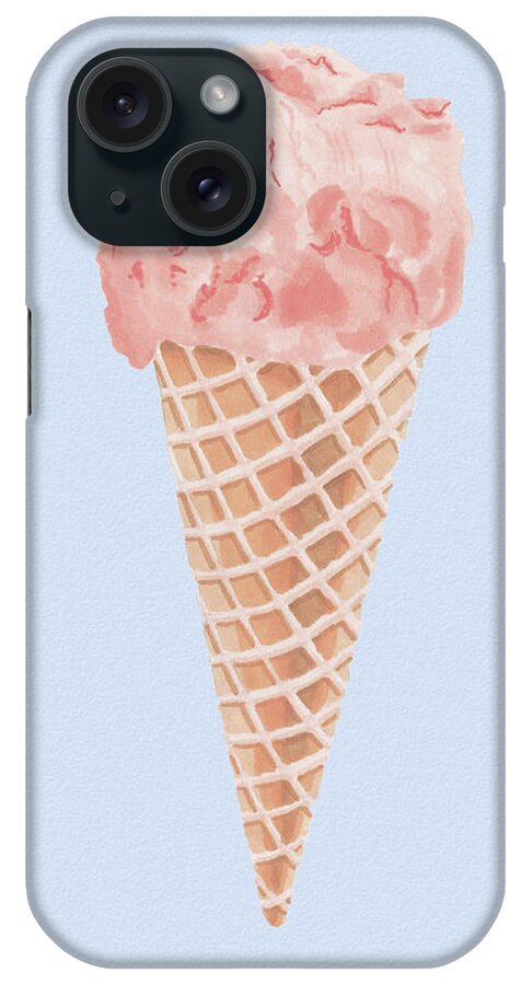 Ice Cream iPhone Case featuring the painting Summer Lovin' Ice Cream III by Ink Well