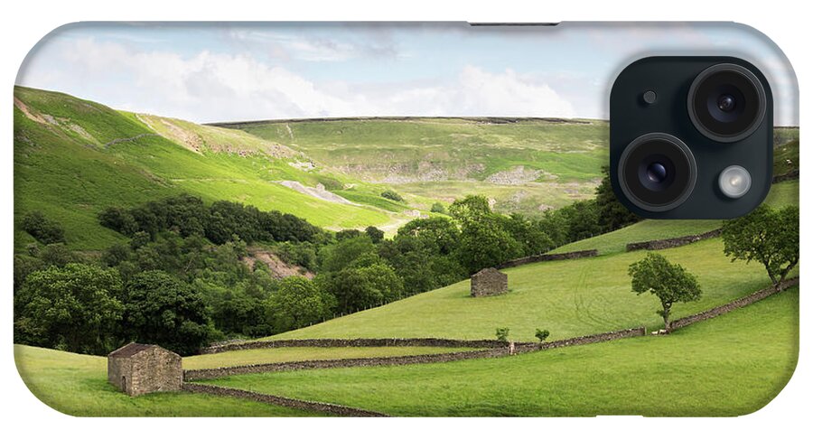 England iPhone Case featuring the photograph Summer Meadow, Yorkshire Dales,England, UK by Sarah Howard