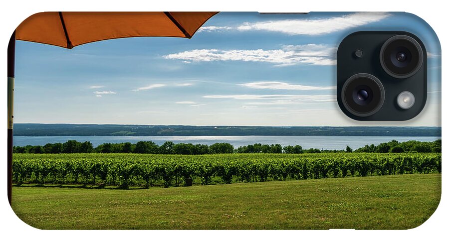 Landscape iPhone Case featuring the photograph Summer on Seneca Lake Vineyards by Chad Dikun