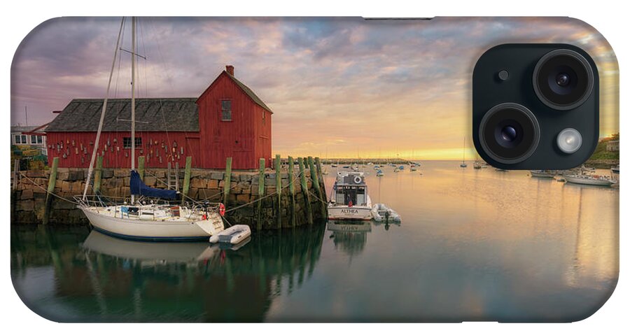 Massachusetts iPhone Case featuring the photograph Summer Sunrise at Motif #1 by Kristen Wilkinson