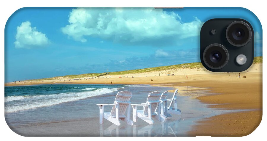 Beach iPhone Case featuring the photograph Summertime Beach by Debra and Dave Vanderlaan