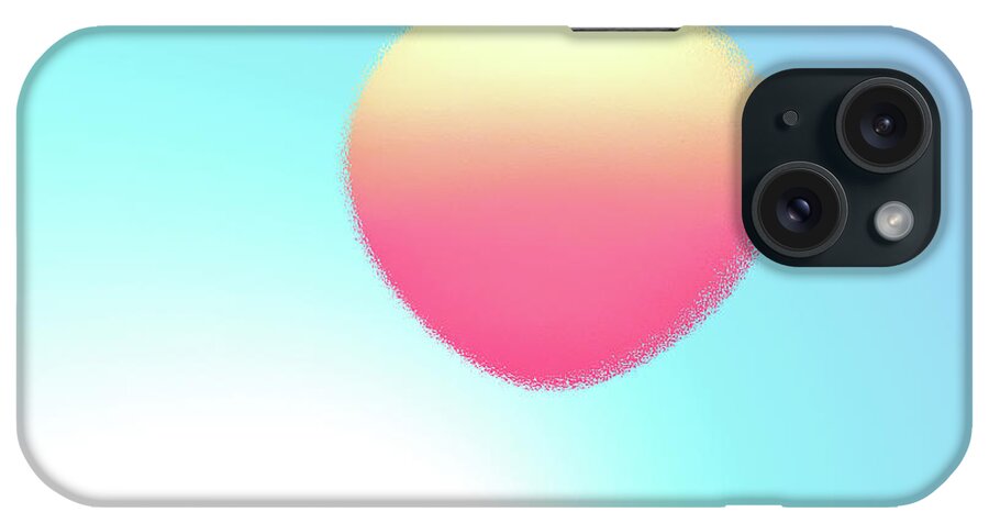 Sun iPhone Case featuring the digital art Sun Balloon by Kathleen Illes