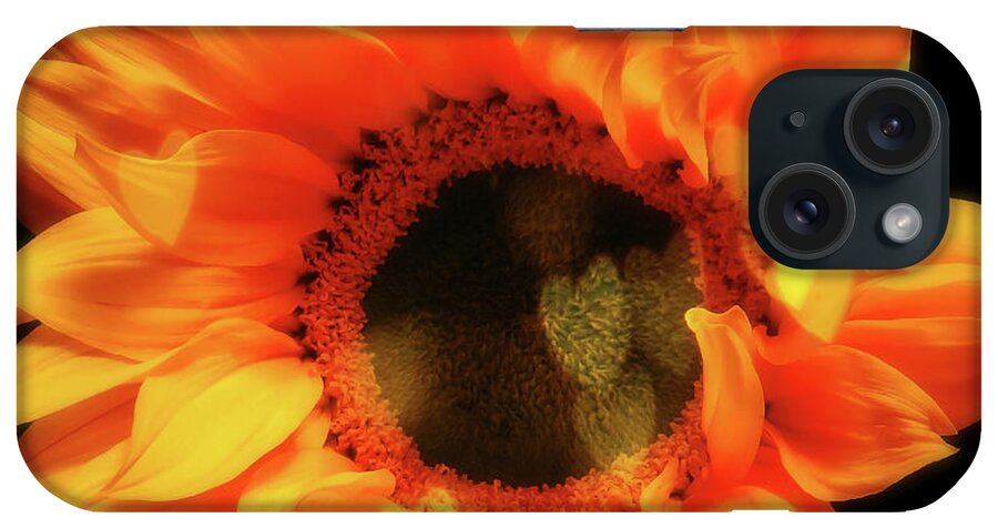 Flower iPhone Case featuring the photograph Sunflower Passion by Johanna Hurmerinta