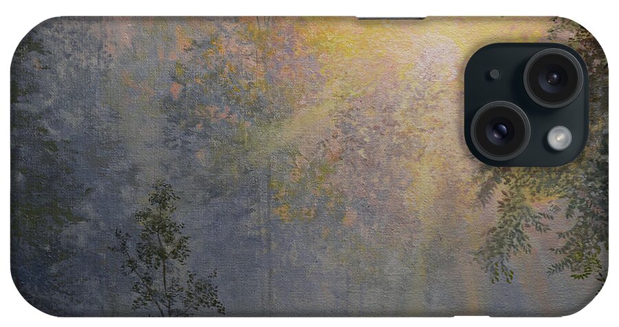Sunrise iPhone Case featuring the painting Sunrise at Schoonover by Charles Owens