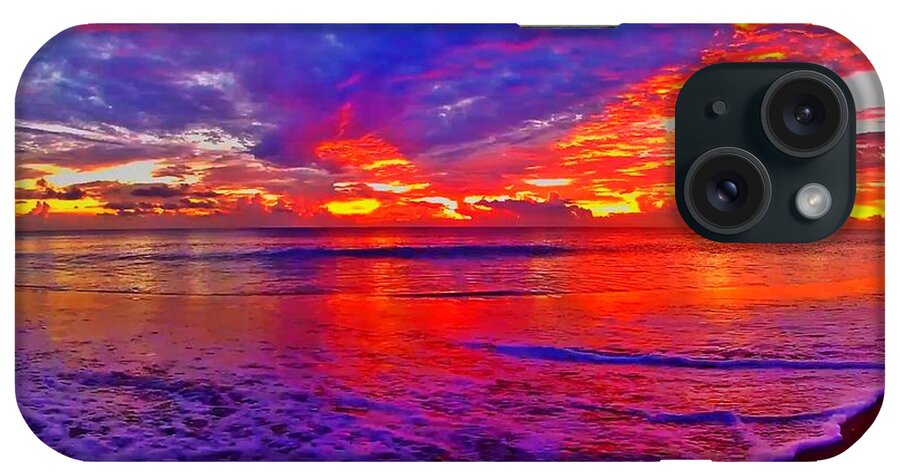 Sunrise iPhone Case featuring the photograph Sunrise Beach 1081 by Rip Read