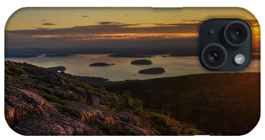Cadillac Mountain iPhone Case featuring the photograph Sunrise From Cadillac Mountain by Owen Weber