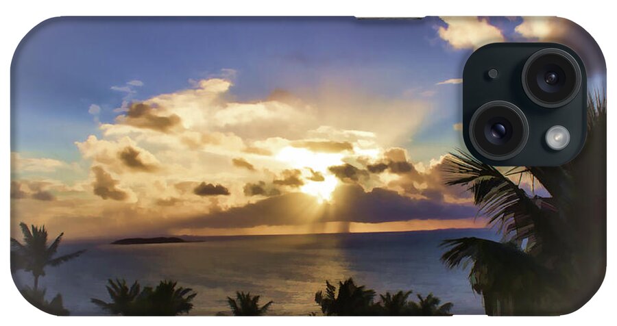 Clouds iPhone Case featuring the photograph Sunrise in Paradise 12 by Roberta Byram