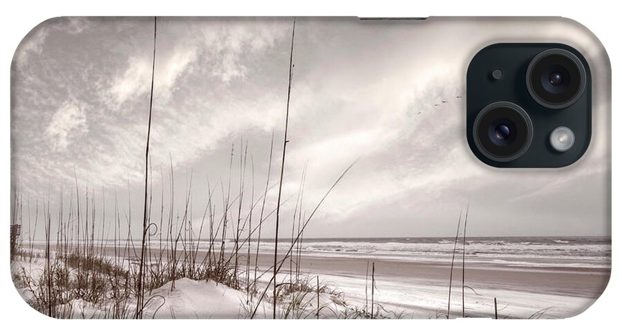 Dune iPhone Case featuring the photograph Sunrise Ocean Cottage Breezes by Debra and Dave Vanderlaan