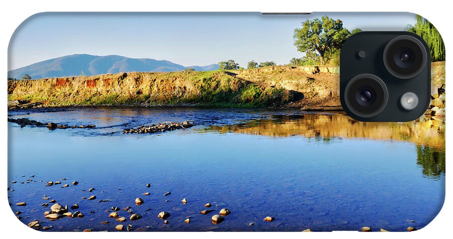The Man From Snowy River iPhone Case featuring the photograph Sunrise on Nariel Creek by Lexa Harpell