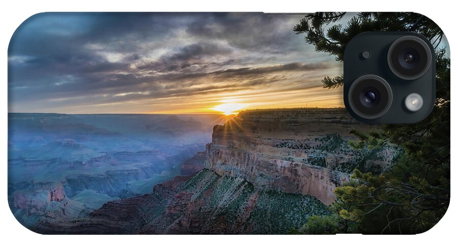 Grand Canyon iPhone Case featuring the photograph Sunrise Over Grand Canyon National Park by Tom Watkins PVminer pixs