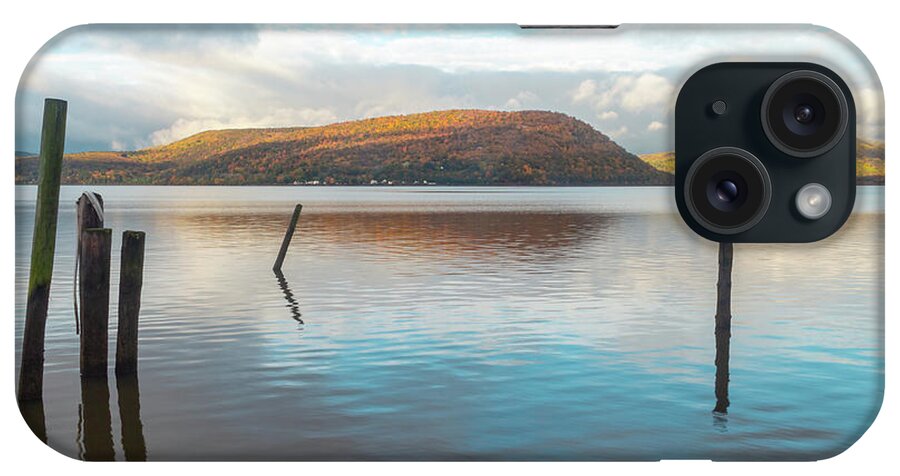 Hudson Valley iPhone Case featuring the photograph Sunrise over the Hudson Valley in Fall by Auden Johnson