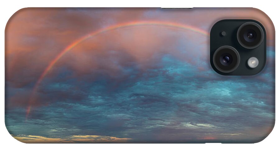 _earthscapes iPhone Case featuring the photograph Sunrise Rainbow Mazatlan by Tommy Farnsworth