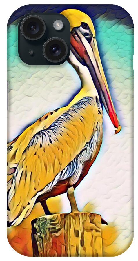 Pelican iPhone Case featuring the photograph Sunset by Alison Belsan Horton