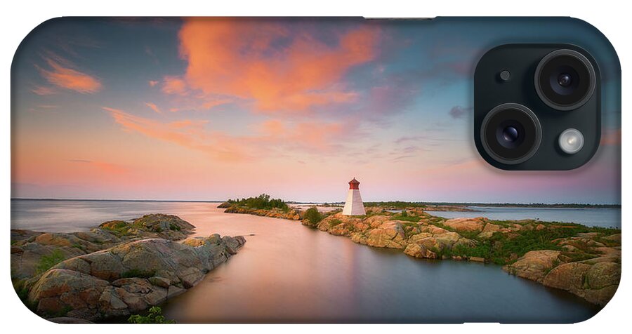 Bustard Islands iPhone Case featuring the photograph Sunset at Bustard Islands by Henry w Liu