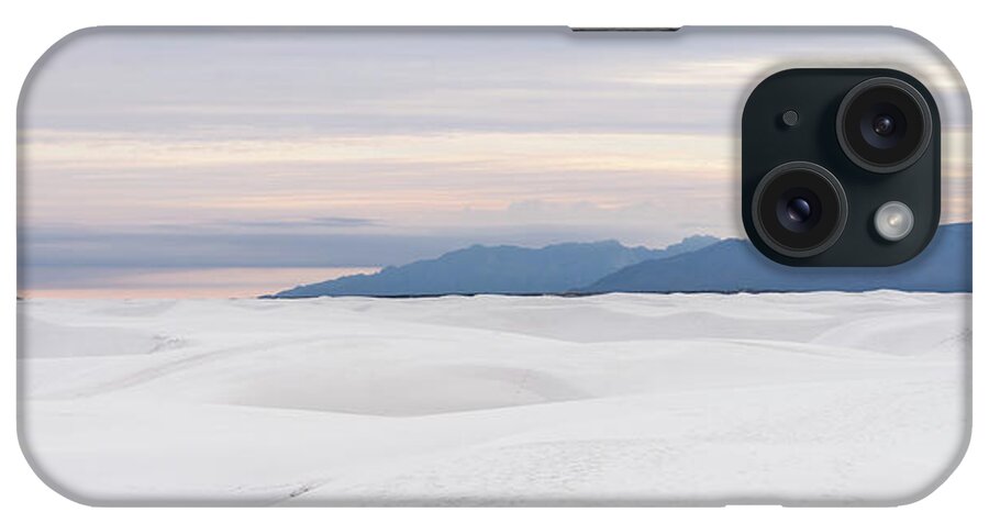 Desert iPhone Case featuring the photograph Sunset at White Sands by Margaret Pitcher