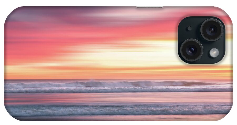 Sunset iPhone Case featuring the photograph Sunset Blur - Pink by Patti Deters