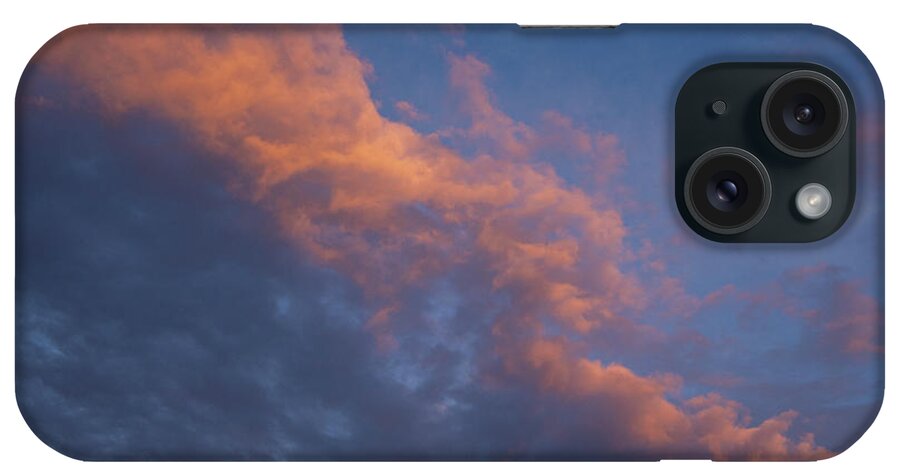 Clouds iPhone Case featuring the photograph Sunset Clouds by Carolyn Hutchins