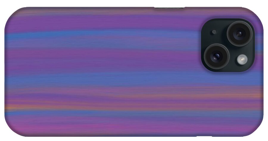Sunset iPhone Case featuring the digital art Sunset Colors by Angie Tirado