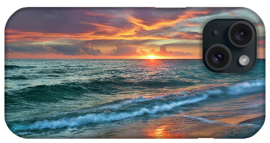 00546381 iPhone Case featuring the photograph Sunset, Gulf Islands Nat'l Seashore by Tim Fitzharris