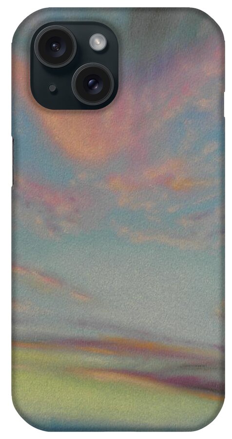 Pastel iPhone Case featuring the pastel Sunset Impressions by Michele Myers