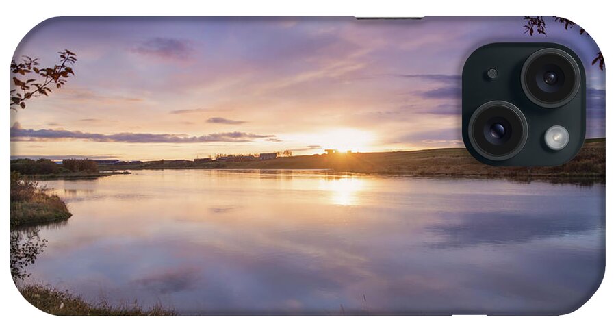 Iceland Sunset iPhone Case featuring the photograph Sunset In Hella Iceland by Rebecca Herranen